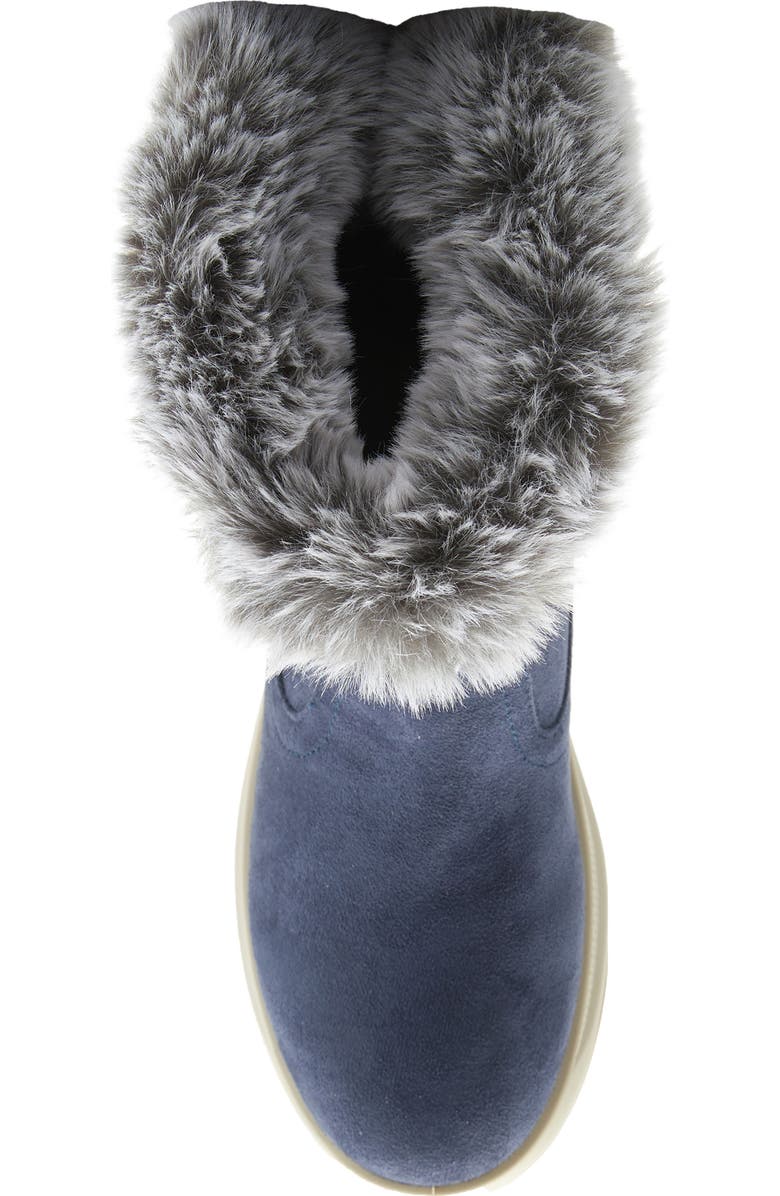Flexus by Spring Step Snowbird Waterproof Faux Fur Trim Boot, Alternate, color,