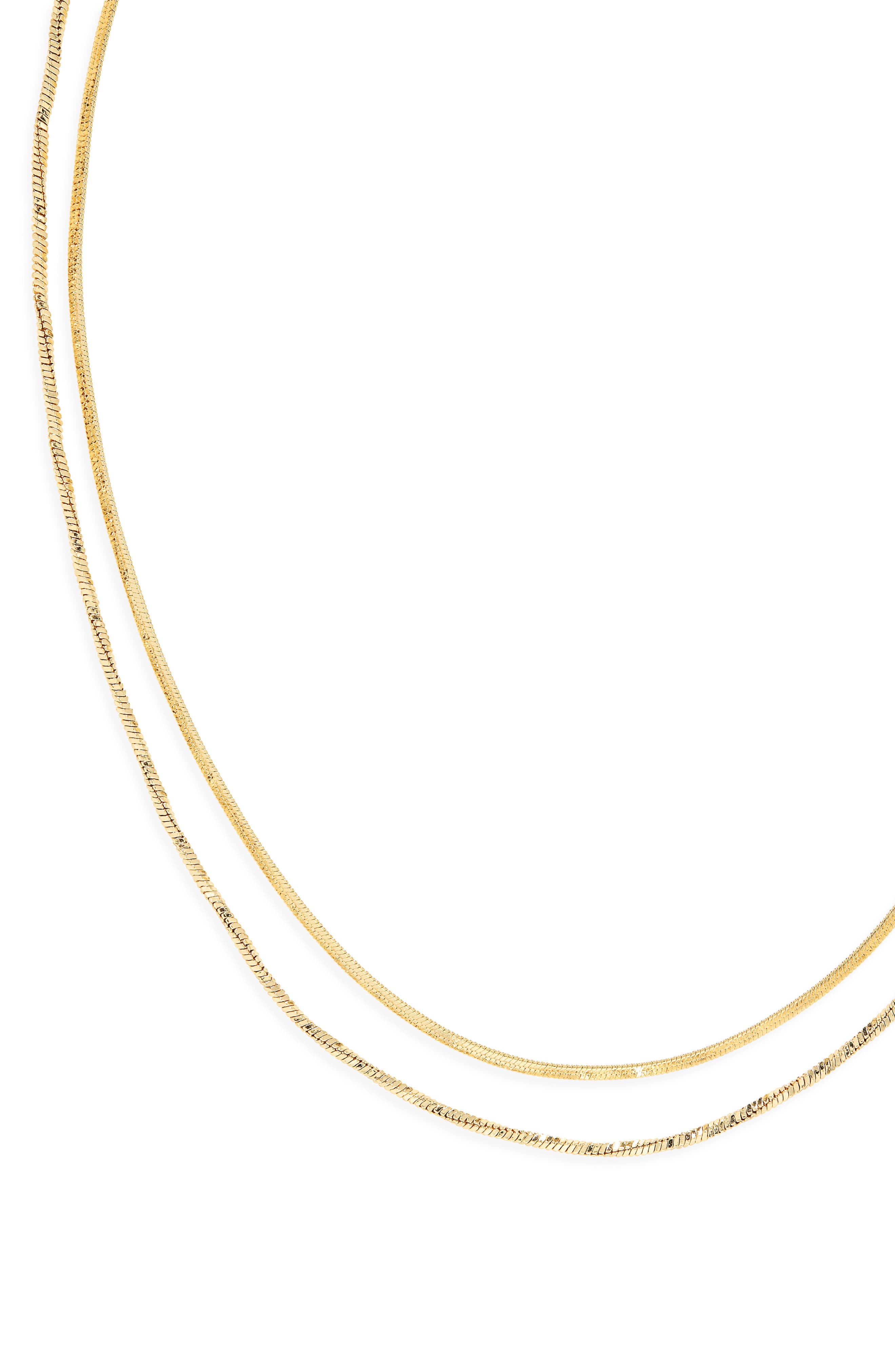 Demi-Fine Layered Chain Necklace