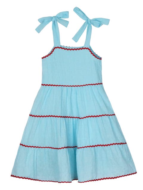 Girls Seaside Breeze Tiered Midi Dress (Toddler, Little Kid & Big Kid)