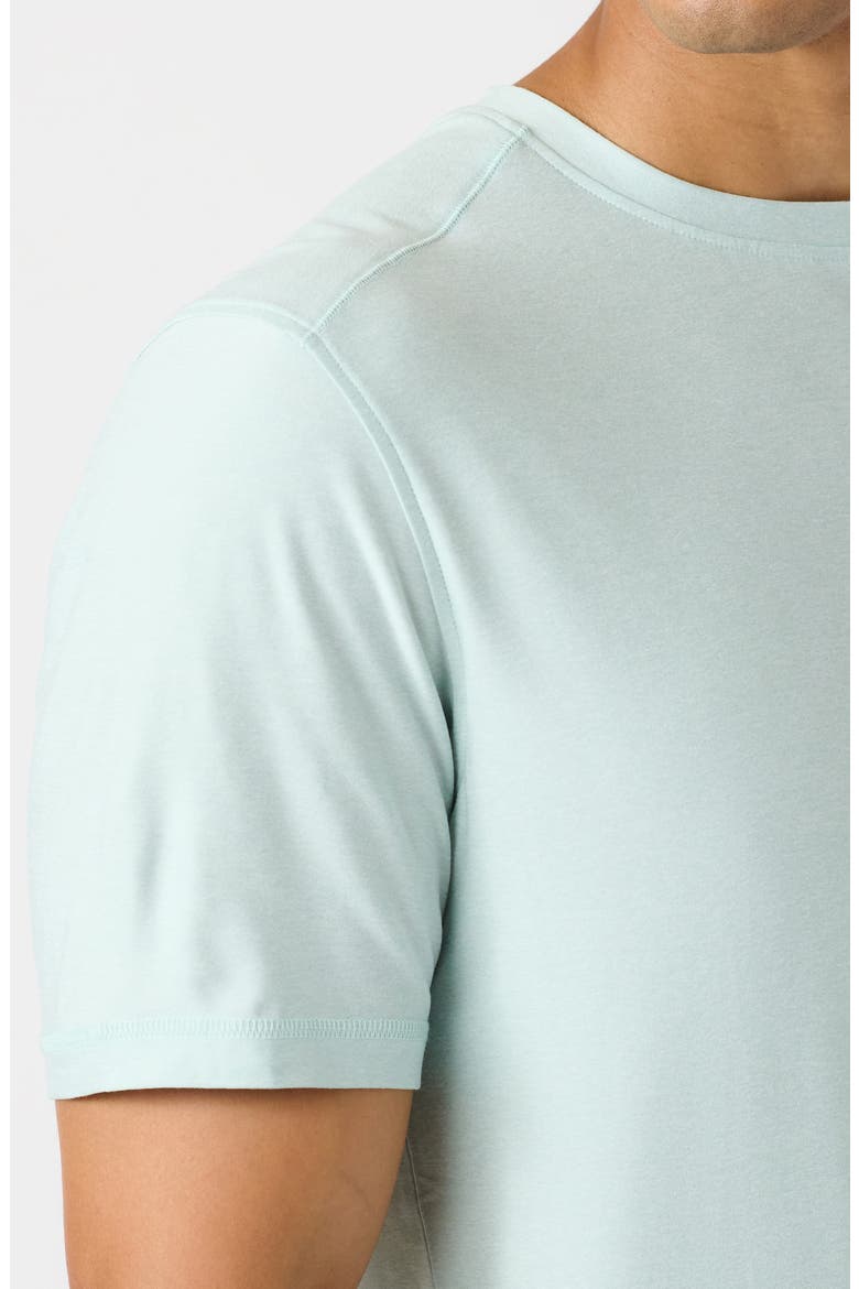 Aire Performance T-Shirt, Alternate, color, CLOUD BLUE HEATHER