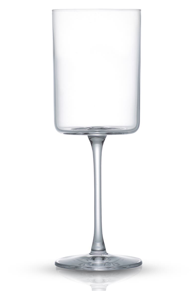 Claire Set of 2 Crystal Cylinder Wine Glasses, Main, color, CLEAR