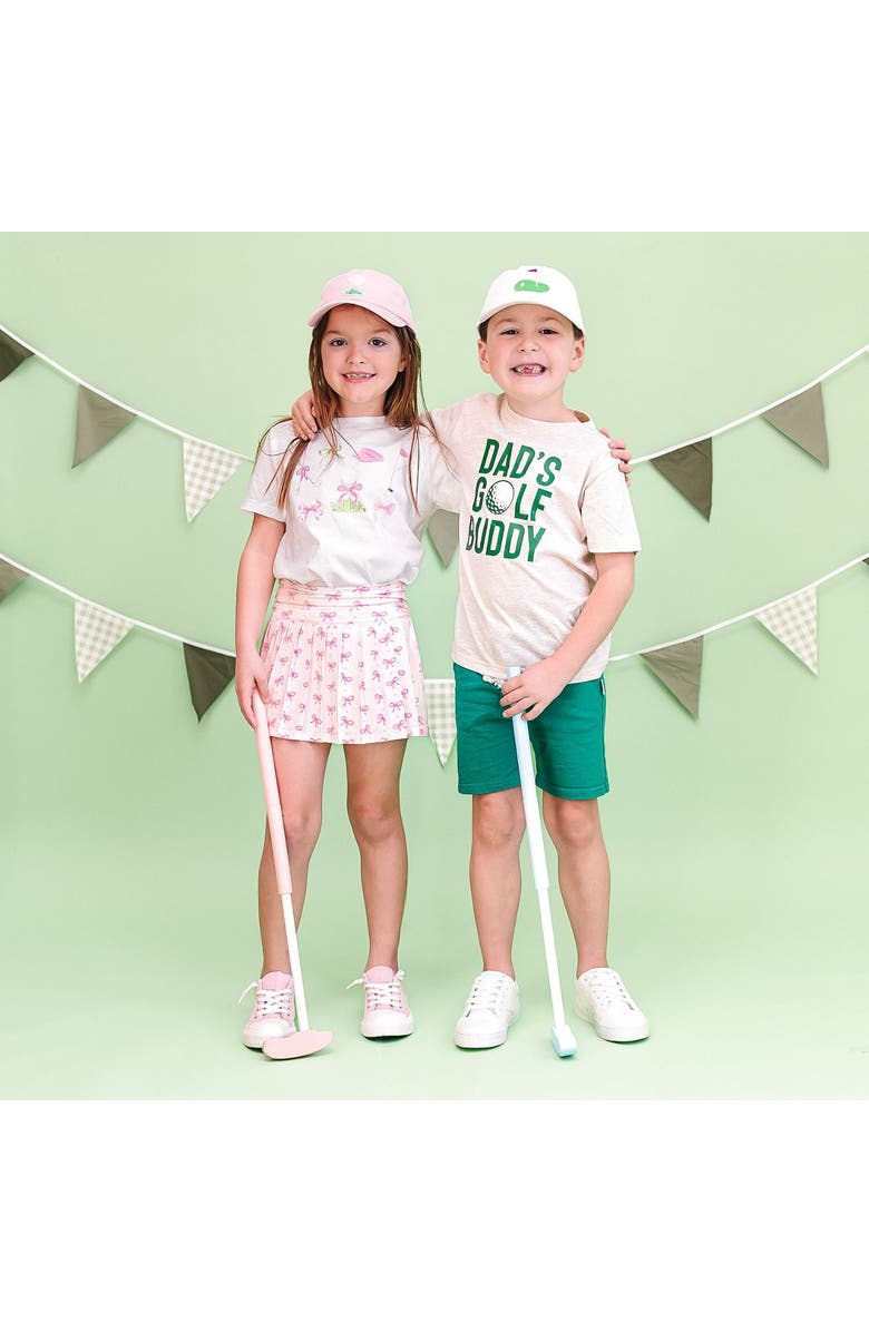 Sweet Wink Pink Bow Athletic Skort, Alternate, color, Multicolor