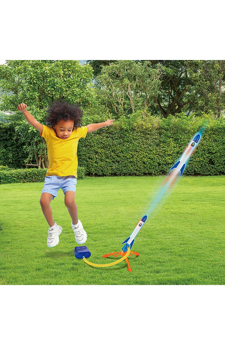Nothing But Fun Toys Light Up Jump Rockets, 3 Foam Rockets, Airpowered, Alternate, color,