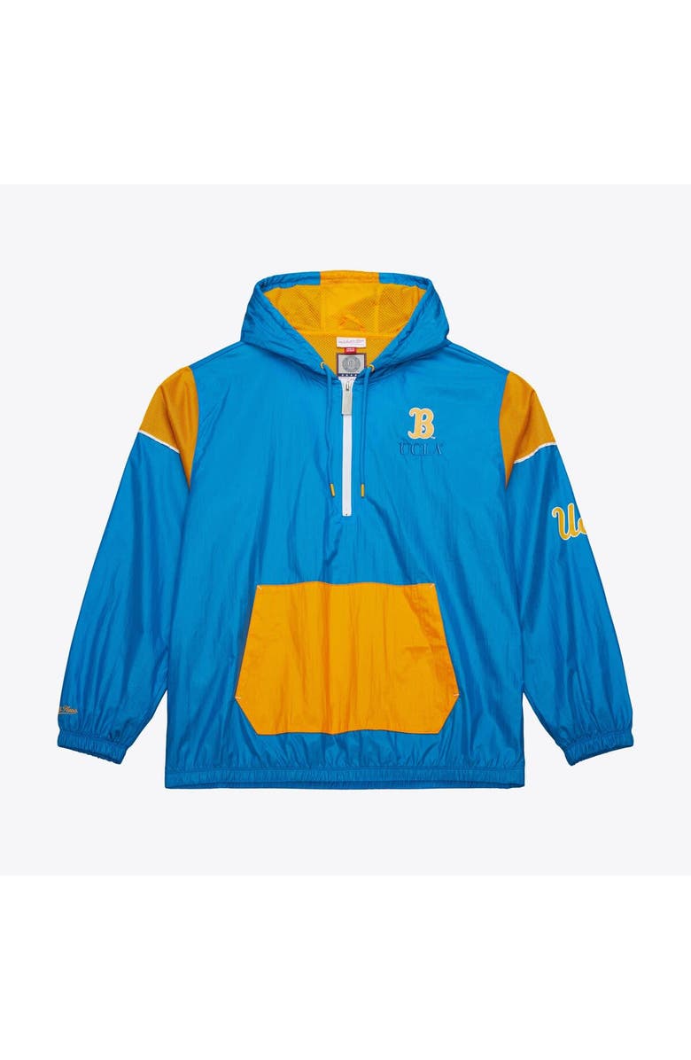 Mitchell & Ness Men's Mitchell & Ness Blue UCLA Bruins Anorak Vintage Logo Half-Zip Hoodie Jacket, Main, color, Blue