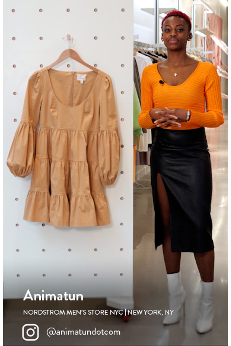 Rose Long Sleeve Babydoll Dress video