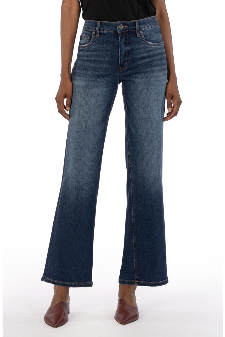 Fab Ab High Rise Wide Leg Jeans, Main, color, RESOLVED W/DK S