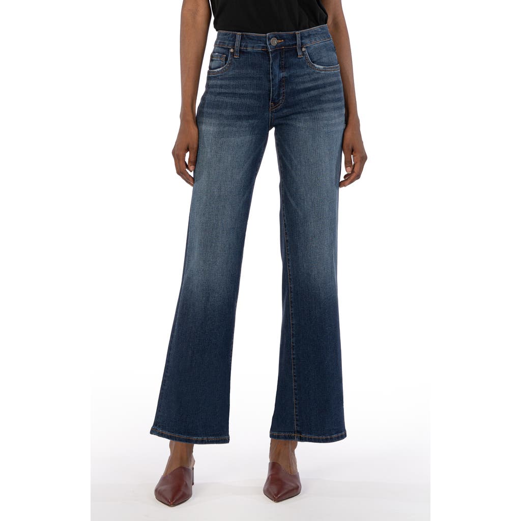 Kut From The Kloth Fab Ab High Rise Wide Leg Jeans In Blue