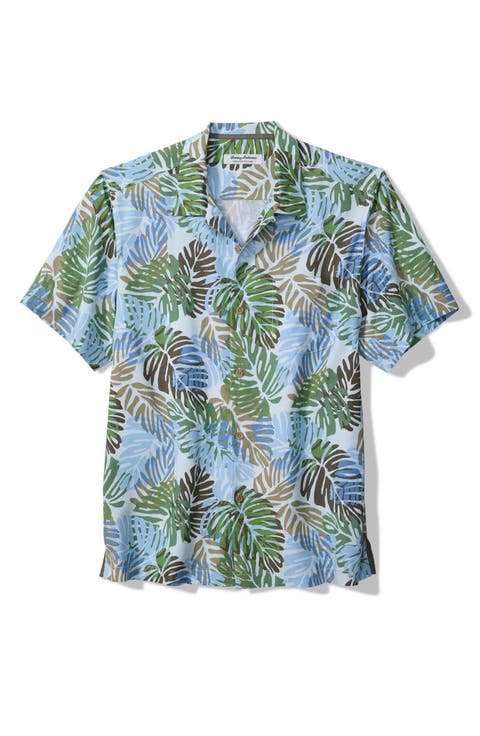 Coastal Ease Jade Jungle IslandZone® Camp Shirt (Big & Tall)