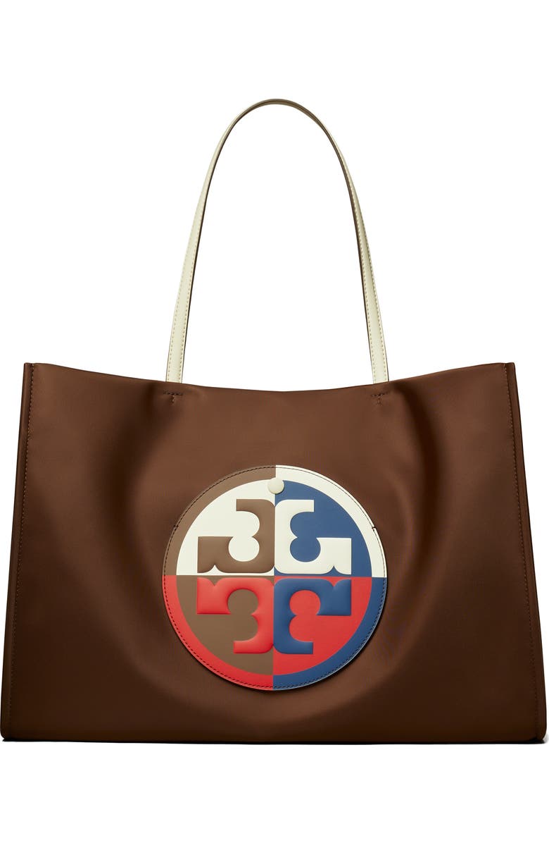 Tory Burch Ella Colorblock Nylon Tote, Main, color,