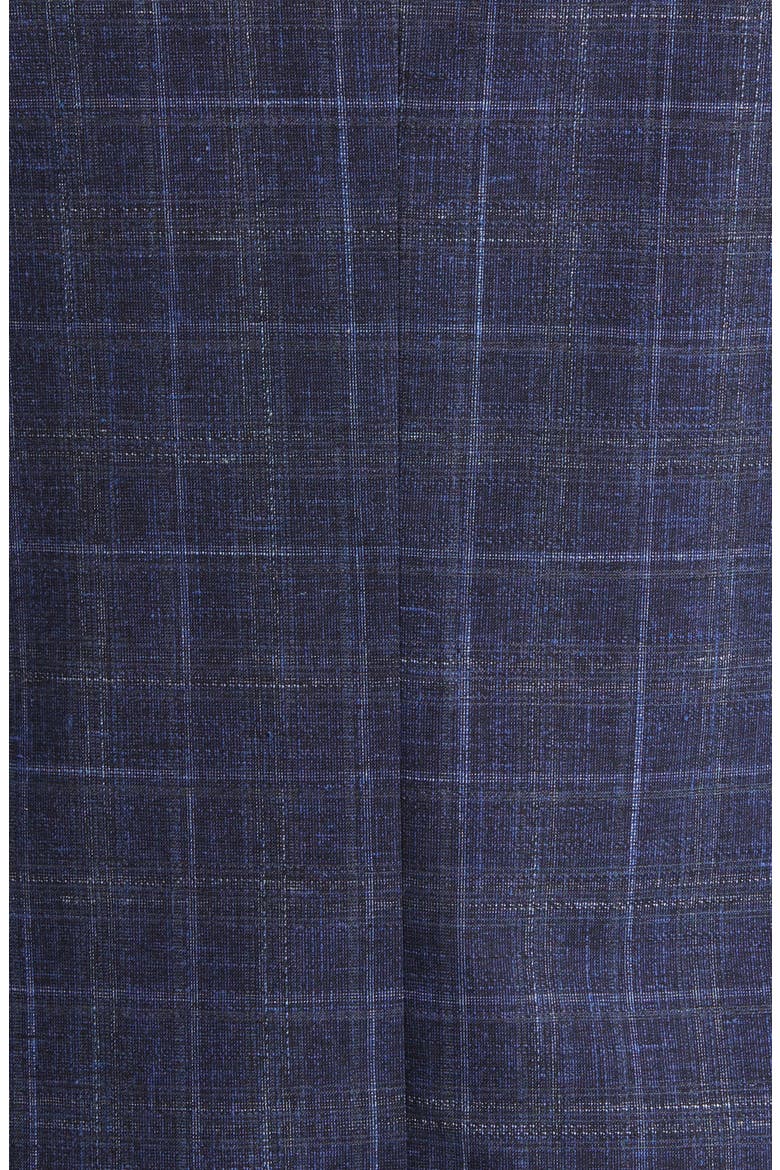 Ralph Extra Slim Fit Plaid Stretch Wool Blend Sport Coat, Alternate, color, NAVY