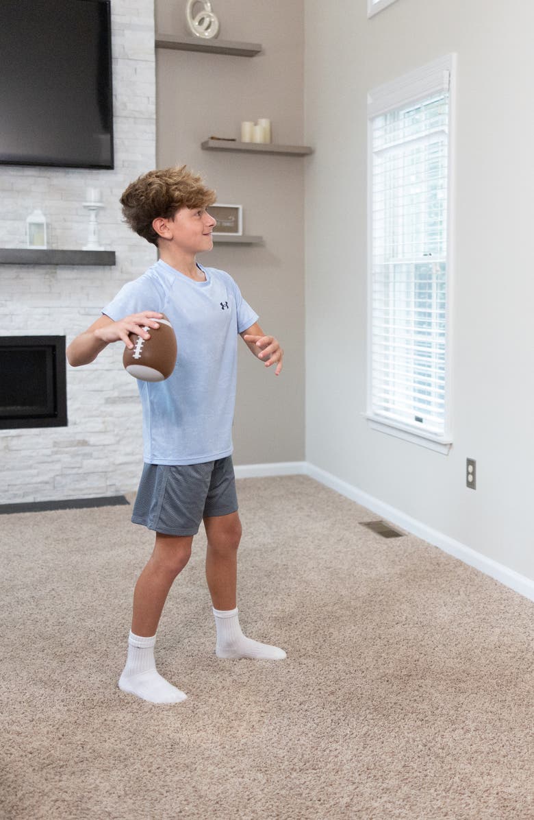 SNUGGIE 9" Silent Football, Alternate, color, Brown