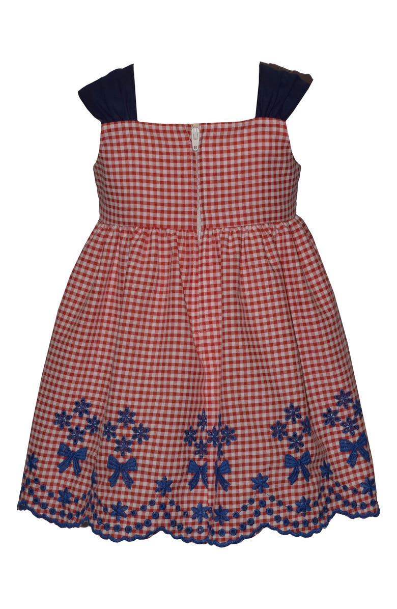 Iris & Ivy Americana Bow Shoulder Dress, Alternate, color, 