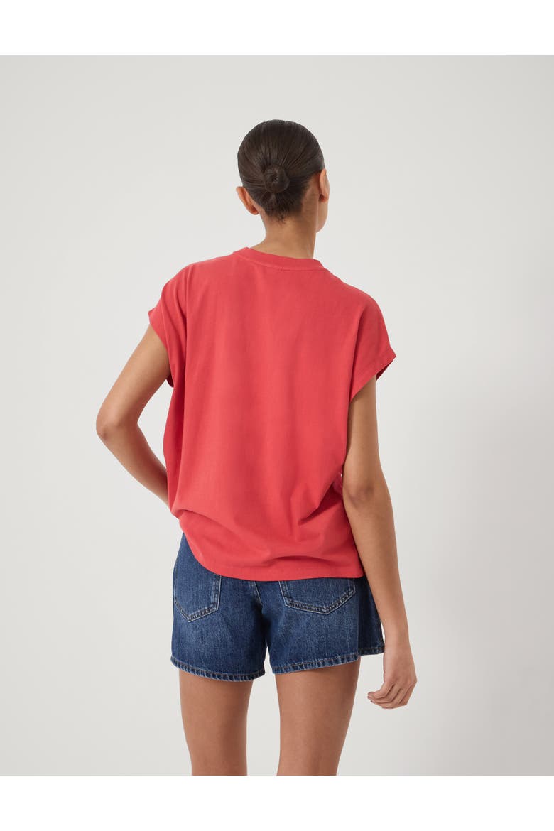 Sunburst Graphic Short Sleeve T-Shirt, Alternate, color, Ruby Red