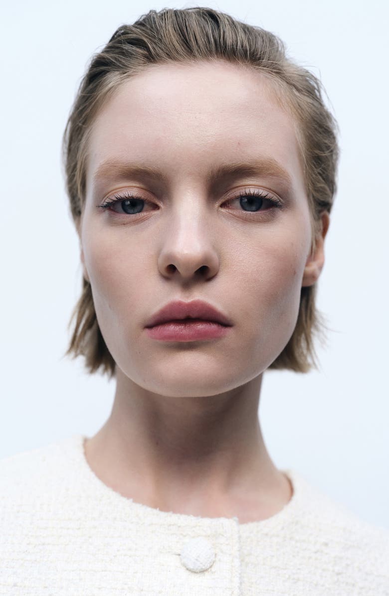 MANGO Tweed Vest, Alternate, color, Ecru