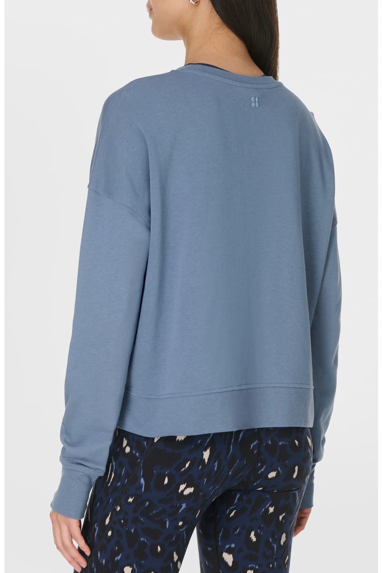 After Class Crop Sweatshirt, Alternate, color, LUXE BLUE