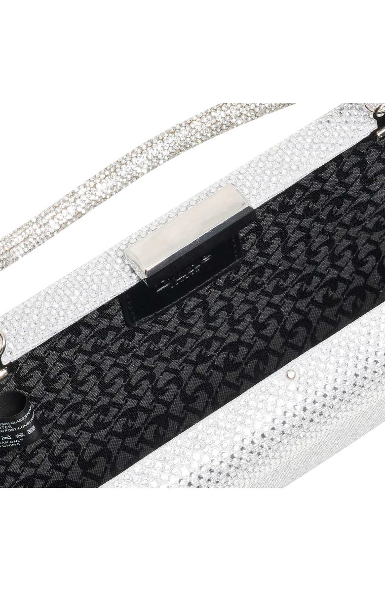 Dune London Beaut Top Handle Frame Clutch, Alternate, color, Silver
