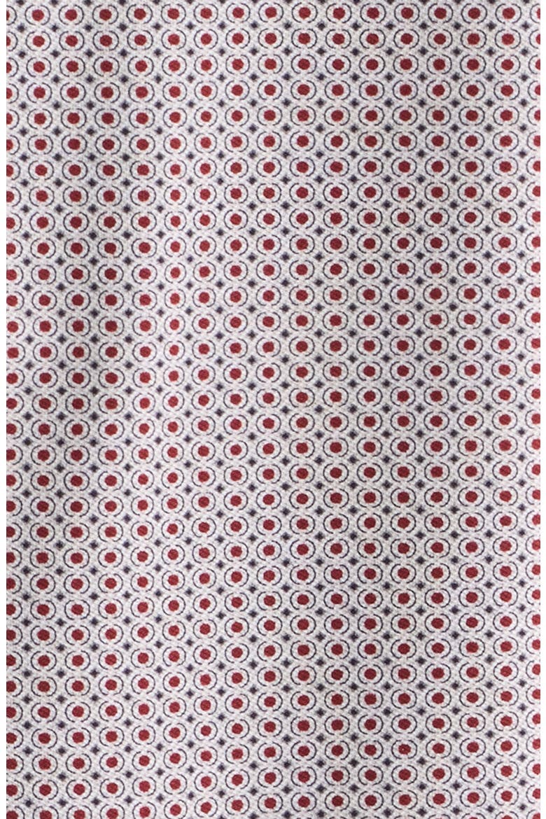 Devon OoohCotton® Print Button-Up Shirt, Alternate, color, BURGUNDY