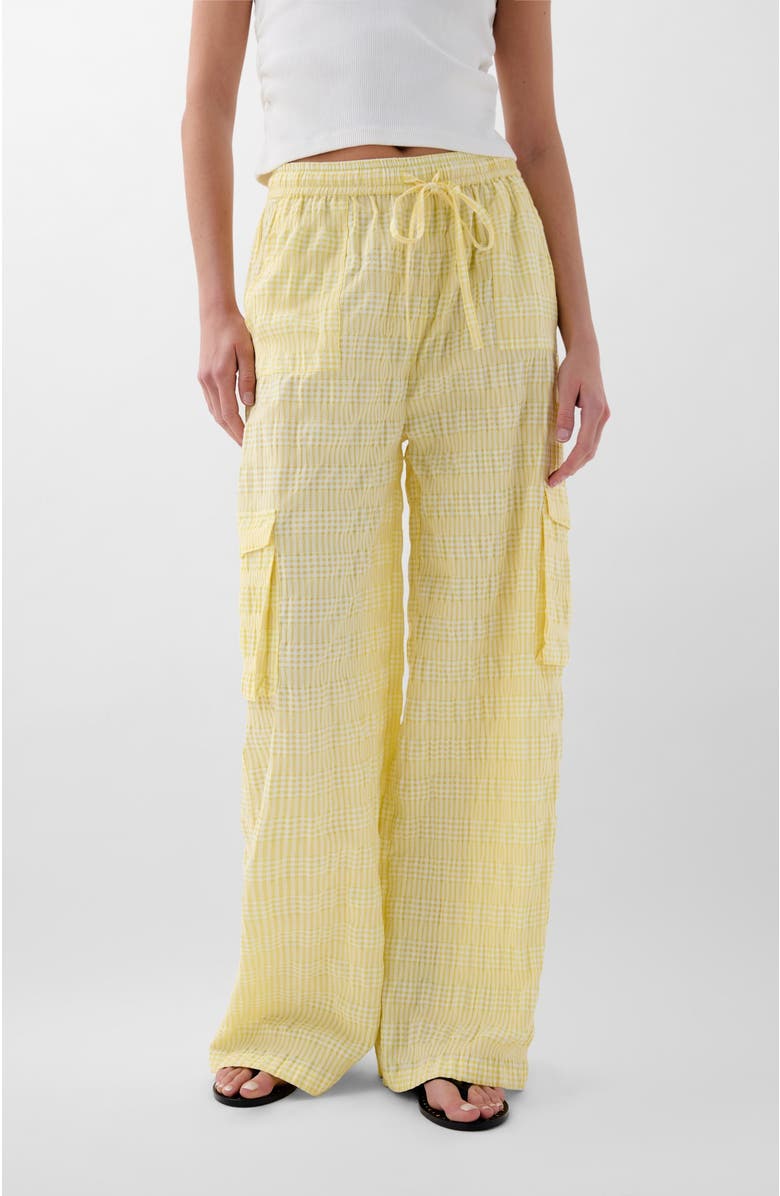 Scalpers Cop Check Pant, Main, color, Lightyellow