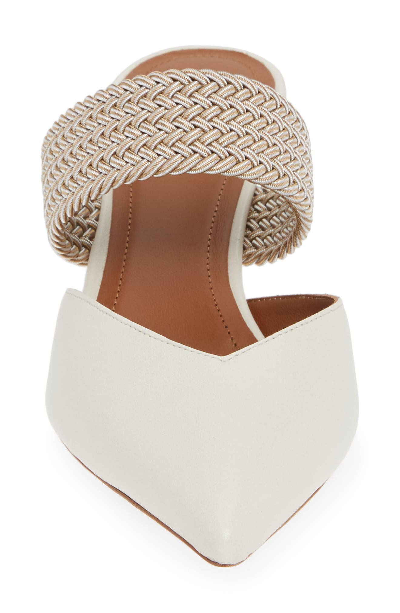 Maisie Banded Mule, Alternate, color, CREAM LEATHER