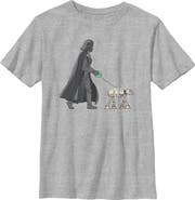 Star Wars: A New Hope Boy's Star Wars A New Hope Darth Vader AT-AT Walking the Dog Graphic T-Shirt