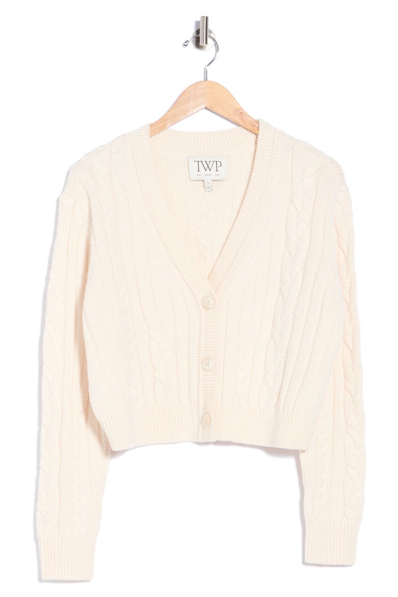 Hemingway Merino Wool Cardigan, Alternate, color, IVORY