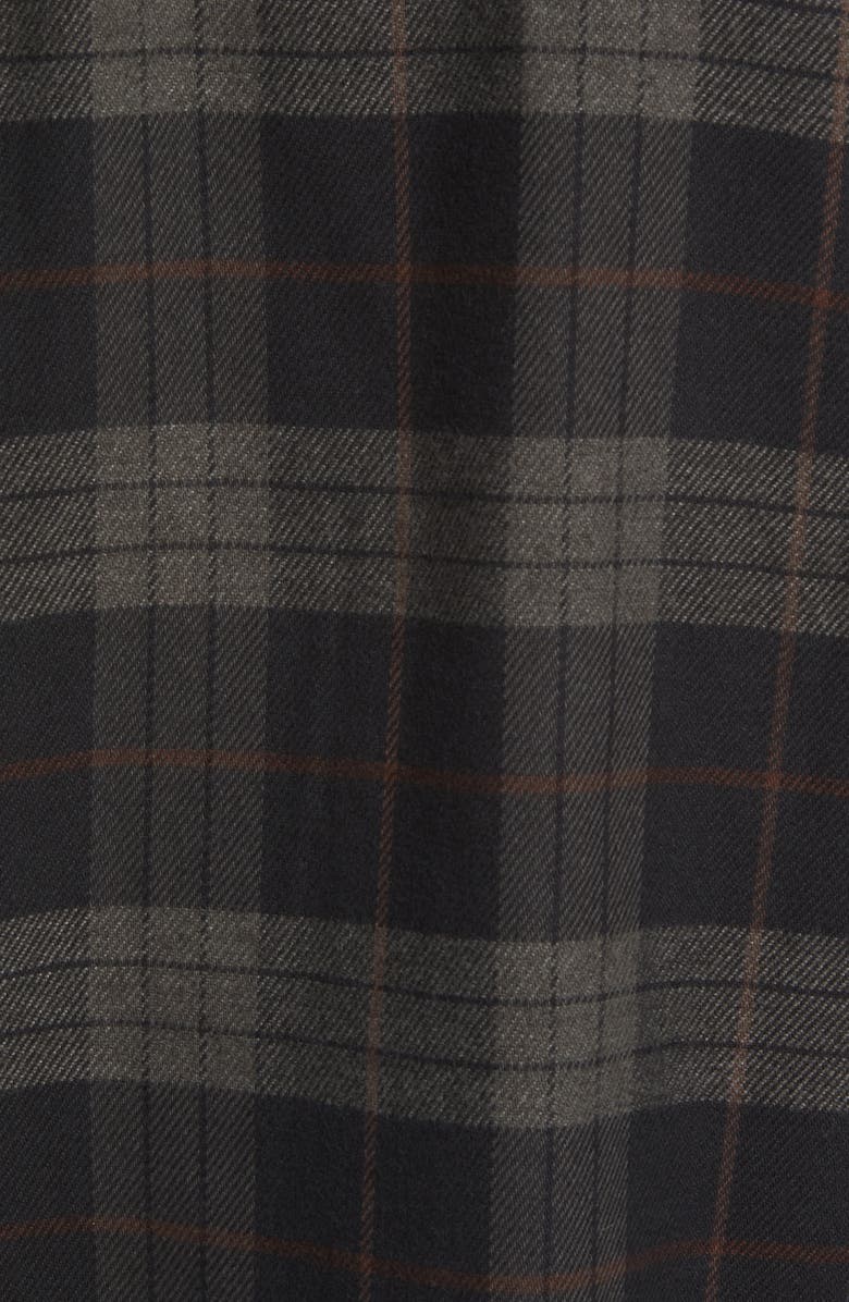 Brixton Bowery Slim Fit Plaid Flannel Button-Up Shirt, Alternate, color,