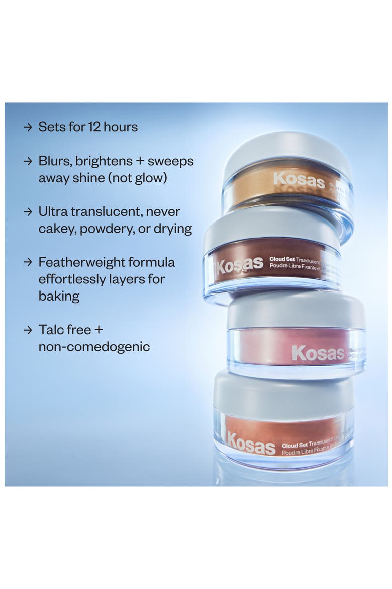 Cloud Set Translucent Loose Setting + Blurring Powder, Alternate, color, TRANSLUCENT BUTTERY