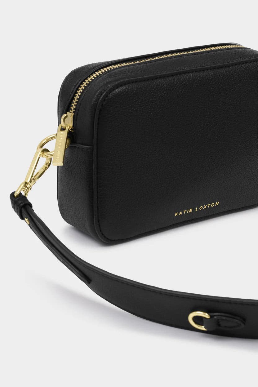 Katie Loxton Avery Small Crossbody Bag in Black, Alternate, color, Black