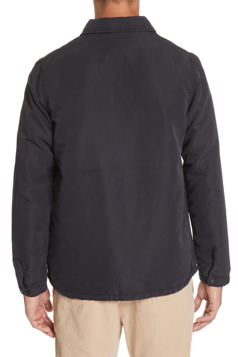 66 Nylon Coach's Jacket, Alternate, color, BLACK