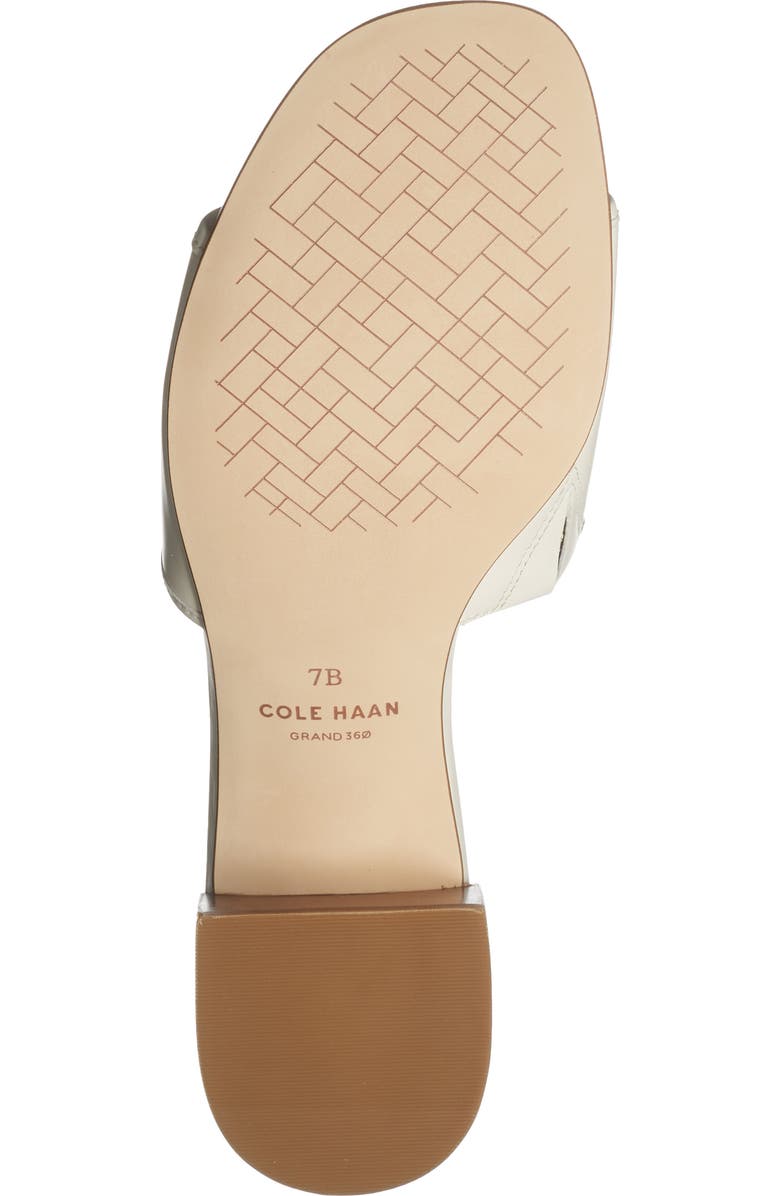 Cole Haan Cailyn Bow Slide Sandal, Alternate, color, Ivory Leather