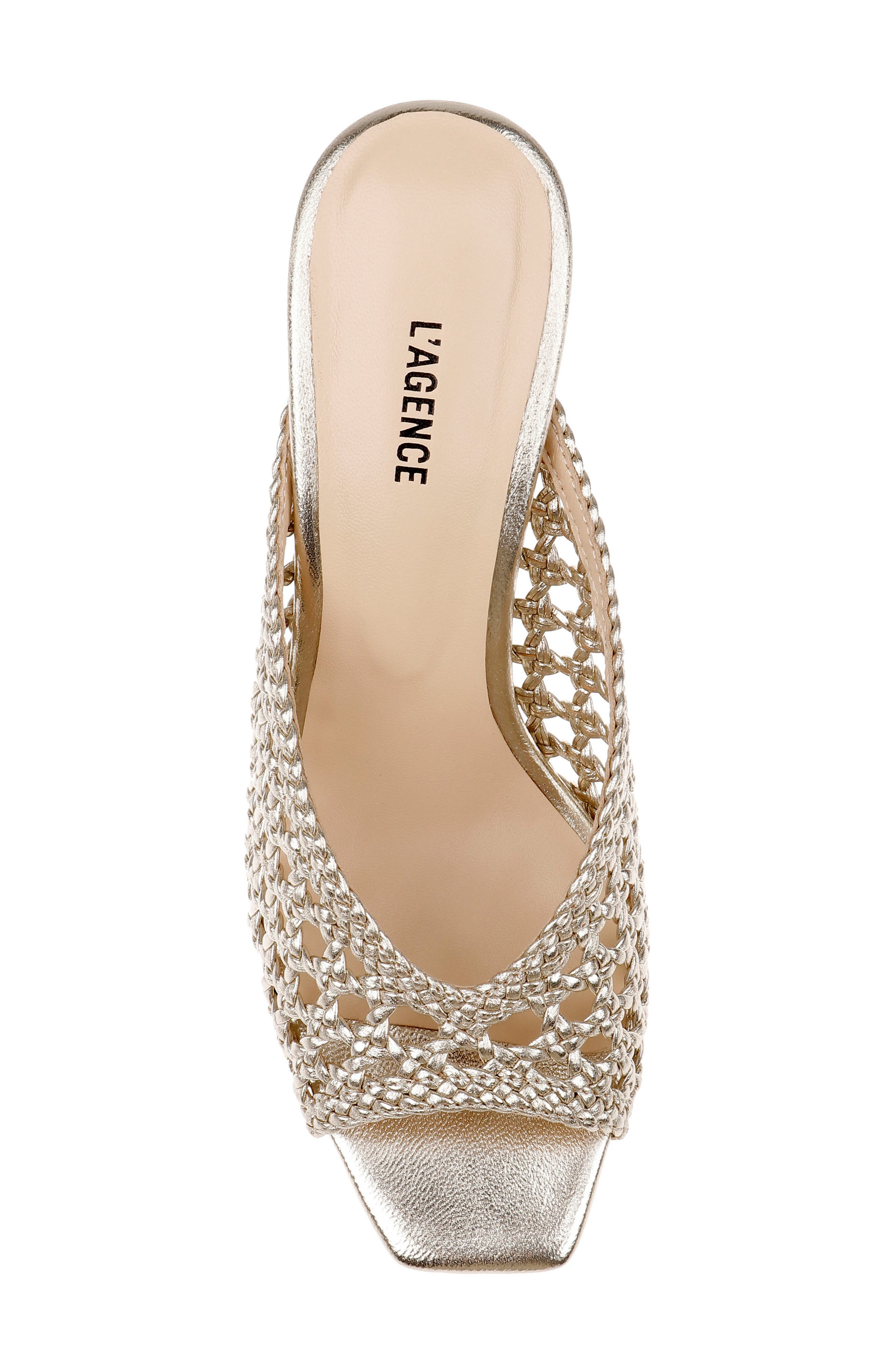 L
AGENCE Jacques Sandal, Alternate, color, Gold Leather