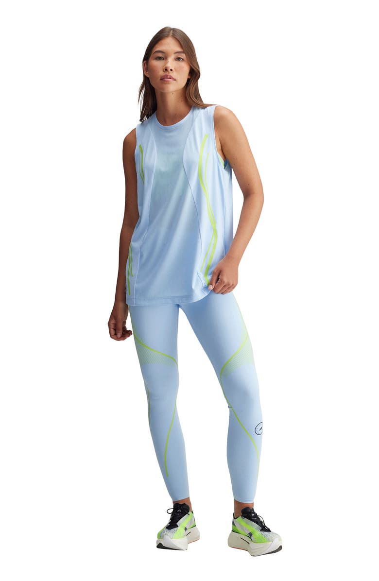 adidas by Stella McCartney TPA Tank, Alternate, color, Glow Blue