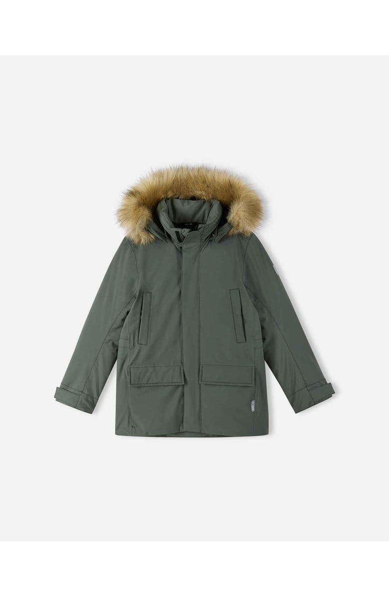 Reima Tec down jacket, Serkkula, Main, color, Thyme Green