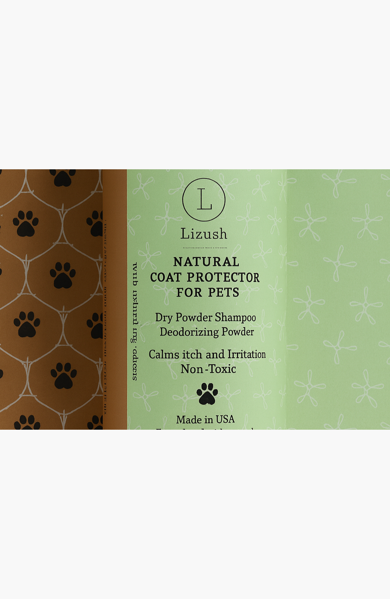 Lizush Natural Pet Coat Protector Powder, Alternate, color, NO COLOR