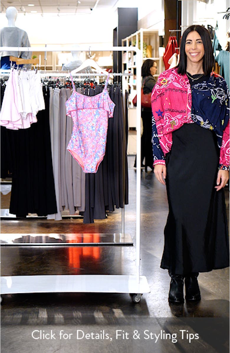 Kids' Ditzy Ruffle One-Piece Swimsuit, sales video thumbnail