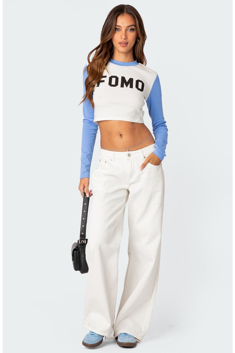 Roman Slouchy Low Rise Wide Leg Jeans, Alternate, color, WHITE