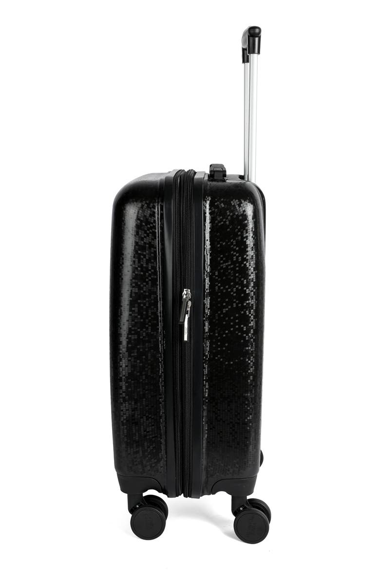 Ayden 24" Hardshell Spinner Suitcase, Alternate, color, BLACK