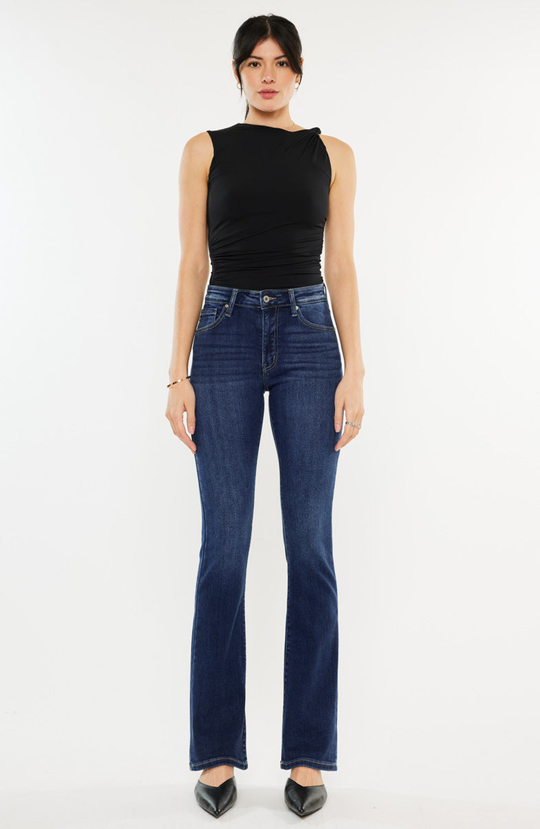 KanCan Denver Essentials High Rise Bootcut Jeans, Alternate, color, Dark Wash