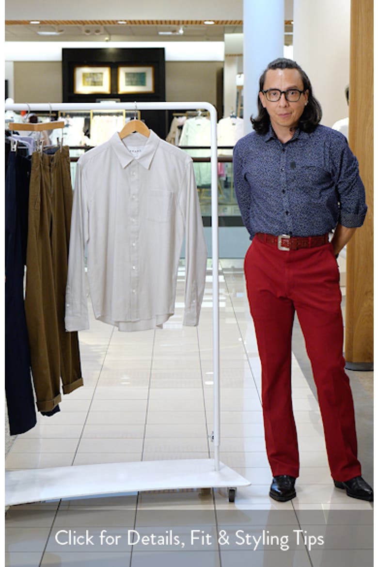 Brushed Cotton Blend Button-Up Shirt video