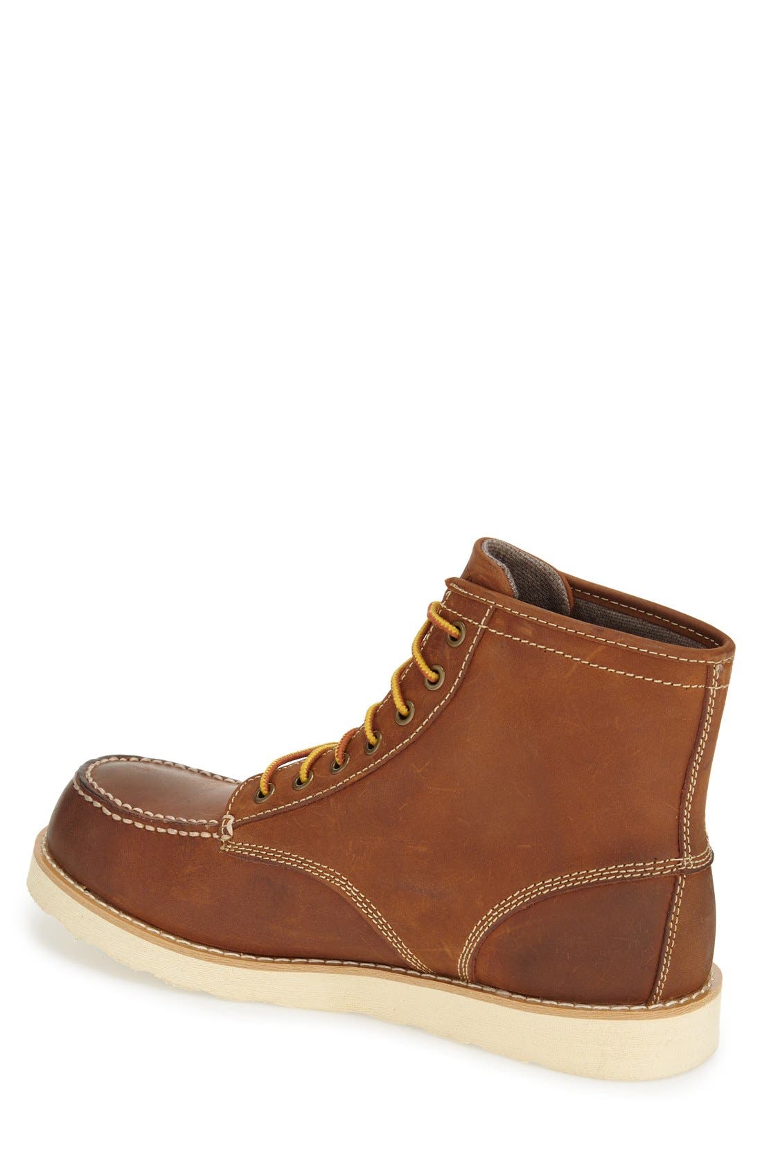 'Lumber Up' Moc Toe Boot, Alternate, color, PEANUT