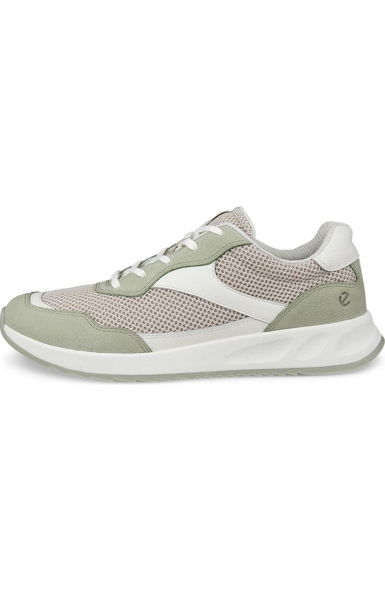 ECCO Mesh Low Top Sneaker, Alternate, color, Tea/ Gravel/ White