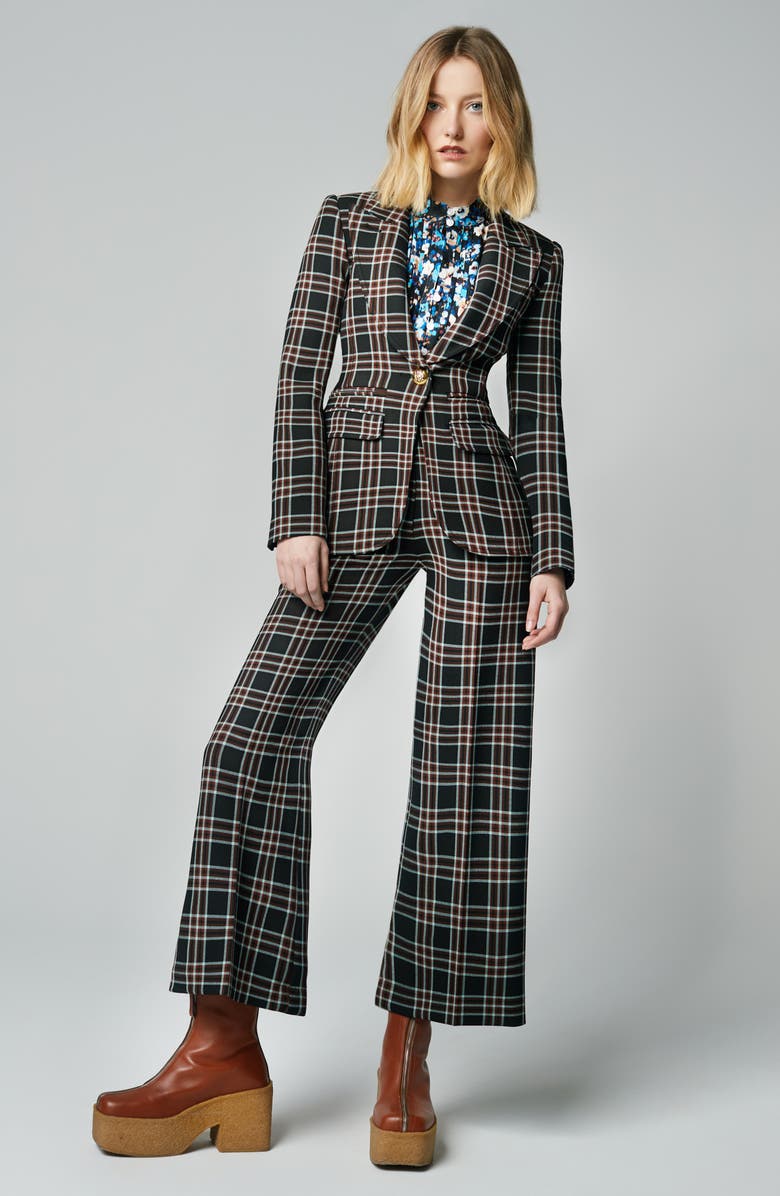 Smythe Hutton Plaid Blazer, Alternate, color, 