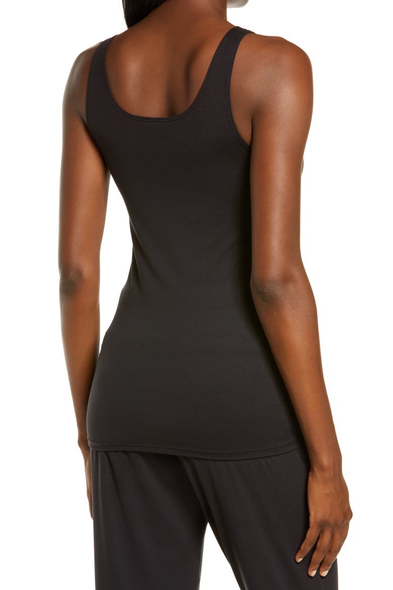 Velvety Soft Tank, Alternate, color, BLACK
