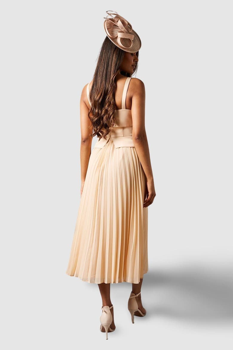 champagne petite dress Coast Women's Square Neck Midi Ideal for weddings Size:32 x 30 Champagne sequin dress section-long-sleeve Cressa Traditional Wood 9-drawer
