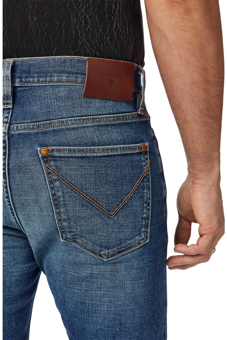 Fret Slim Fit Jeans, Alternate, color, STEEL BLUE