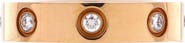 Pre-Owned Cartier Love Wedding Band 8 Diamonds Ring 18K Rose Gold with Diamonds