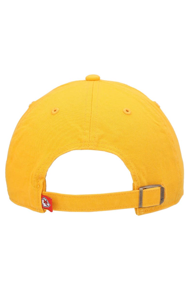 '47 Men's '47 Gold Kansas City Chiefs Clean Up Script Adjustable Hat, Alternate, color, Gold