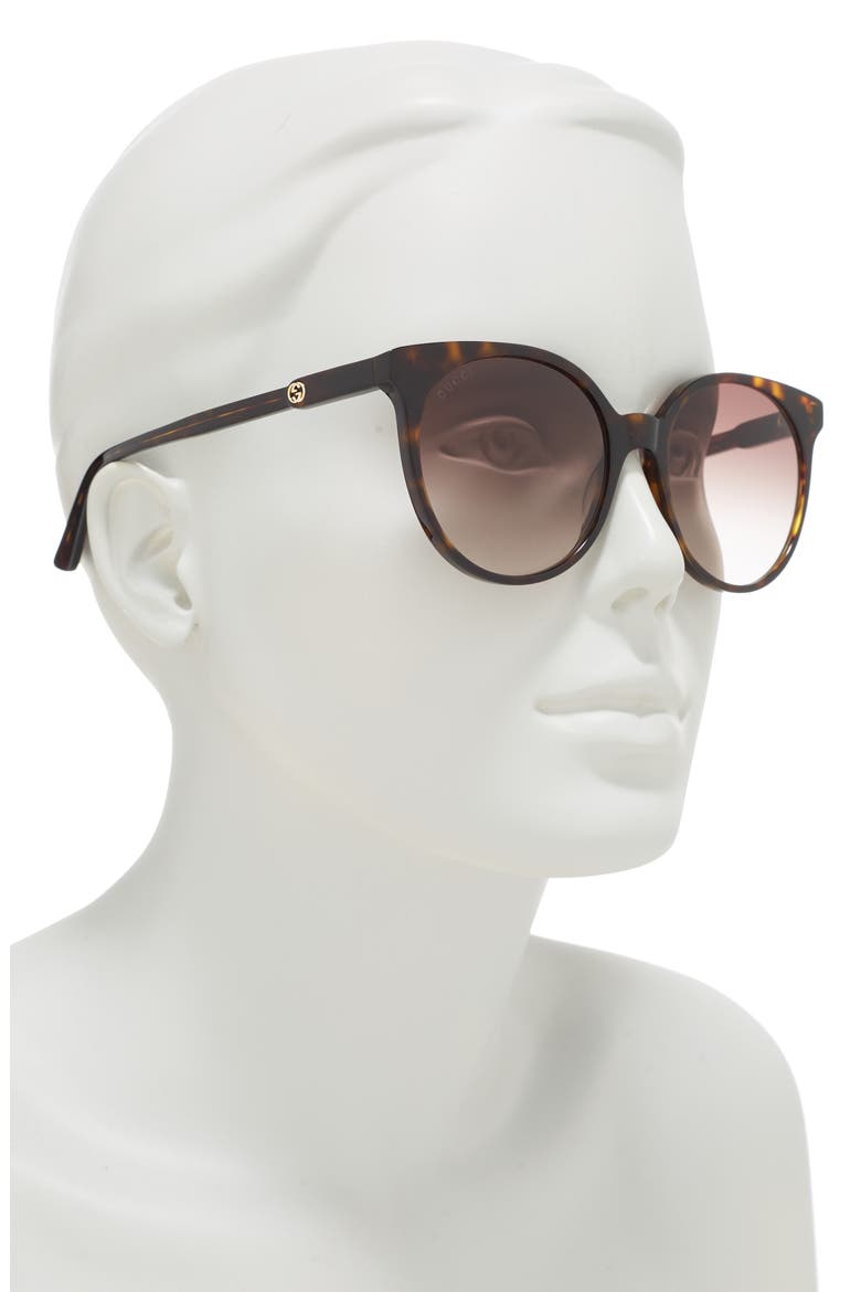 48mm Round Sunglasses, Alternate, color, HAVANA