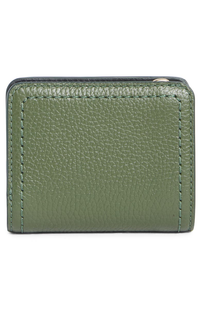 Marc Jacobs Mini Compact Wallet, Alternate, color, Spruce