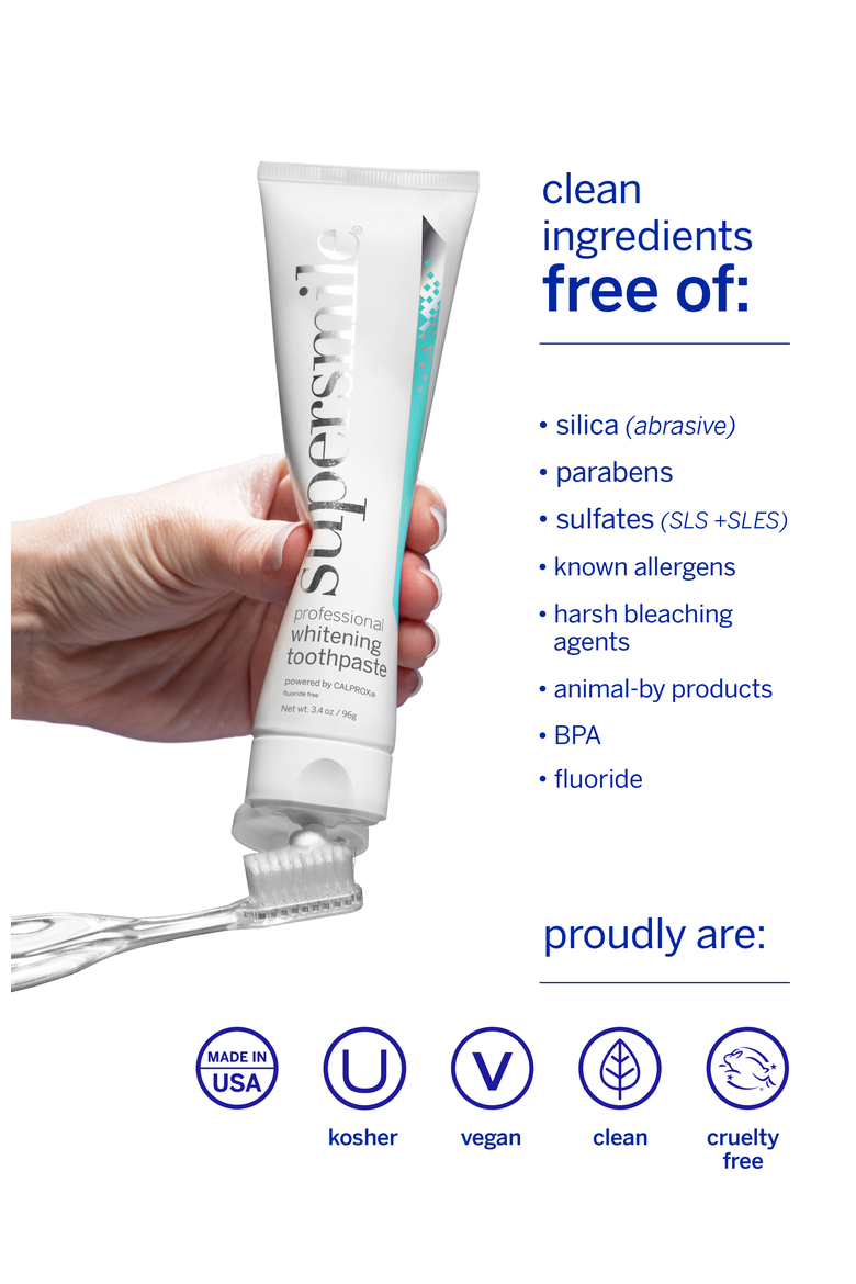 Fluoride Free Professional Whitening System - Large, Alternate, color, White